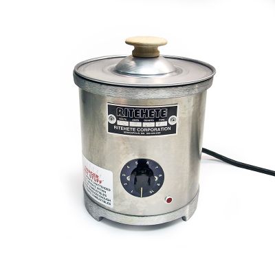 Wax Necessities Aluminium Wax Pot with Wooden Handle Wx-p1