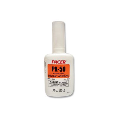 Pacer PX-50 Fast Cure Adhesive, 0.70 oz Bottle
