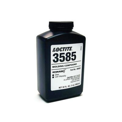 Loctite 3585 Low Viscosity UV Molding Compound, Clear, 1qt