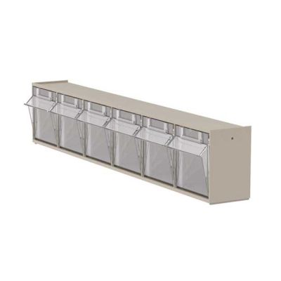 TiltView 6 Drawer Wall Mountable Storage Cabinet