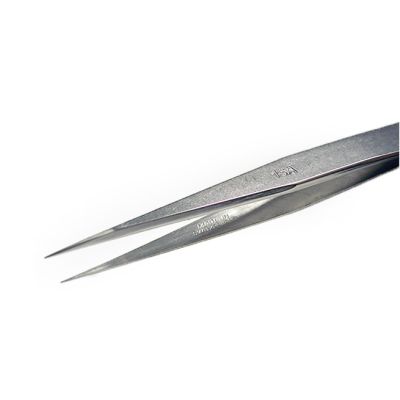 Excelta 1-SA #1 Straight Tip Tweezers with Fine Points, 22.67g
