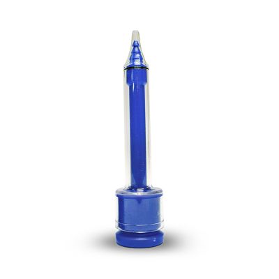 Egger 25500 Clear Syringe with Blue Plunger, 4 mm