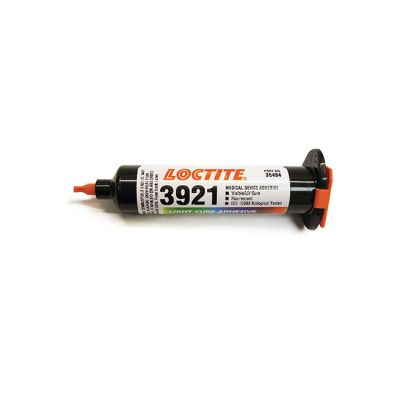 Loctite 3921 Light Cure Adhesive, 25 ml Syringe