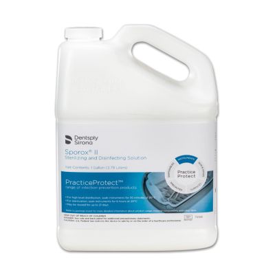 Sporox II sterilizing and disinfecting solution. One gallon.