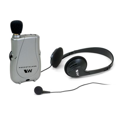 Williams Sound Pocketalker Ultra with Headphones and Single Earbud